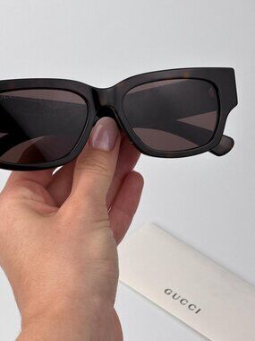 GUCCI GG1794S 002 HAVANA SQUARE SUNGLASSES